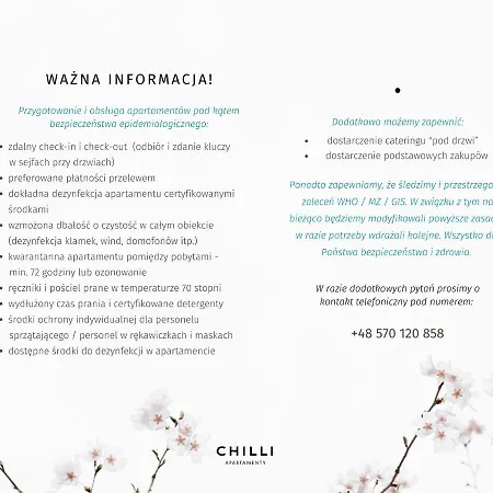 Chilliapartamenty - W Drzewach Apartman *